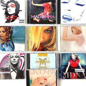 Madonna 11 CD Lot Hits Prayer GHV2 MDNA Erotic Bedtime Ray Dance Bond 1989-2012